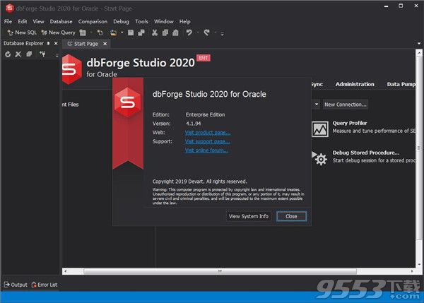 dbForge Studio 2020 for Oracle