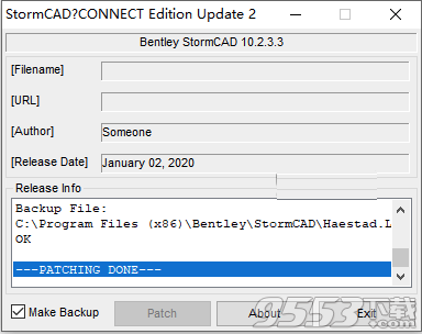 Bentley StormCAD CONNECT Edition Update 2