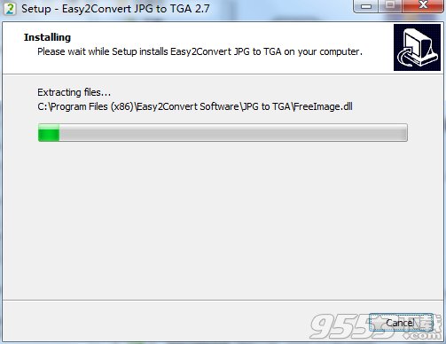 Easy2Convert JPG to TGA(JPG转TGA工具)