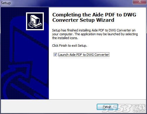 Aide PDF to DWG Converter