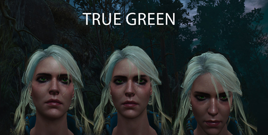 巫师3狂猎希里更真实的绿色眼睛MOD