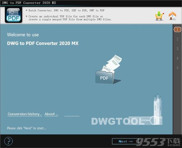 DWG to PDF Converter 2020 MX绿色版