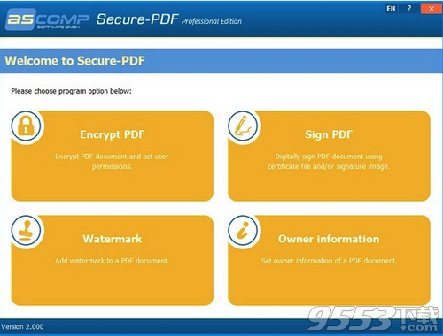 Secure PDF(PDF文件加密工具)