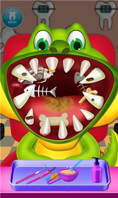丛林动物牙医游戏