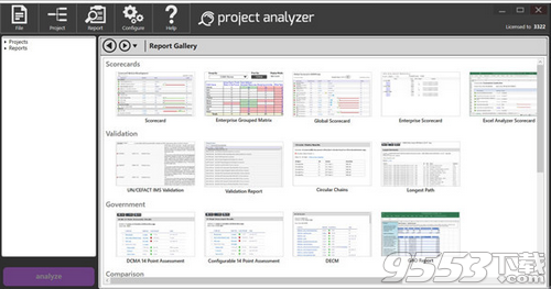 Steelray Project Analyzer