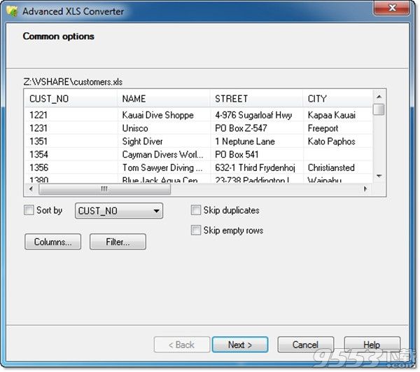 Advanced XLS Converter v6.75 免费版