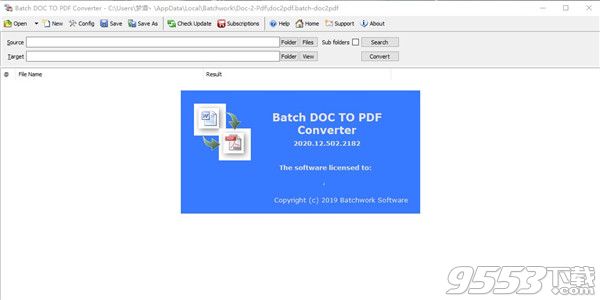 Batch DOC to PDF Converter