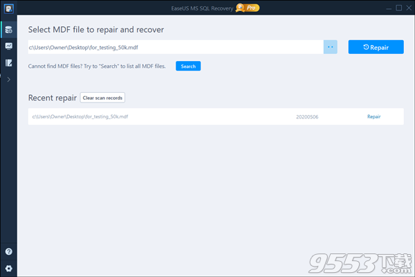EaseUS MS SQL Recovery Pro v10.2.0.0 免费版