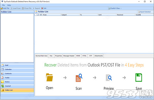 SysTools Outlook Deleted Items Recovery