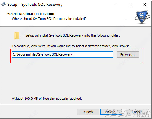 SysTools SQL Recovery