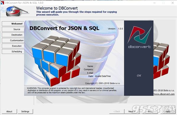 DBConvert JSON to SQL