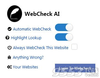 WebCheck AI Chrome插件