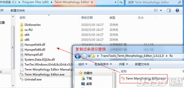 TransTools Term Morphology Editor