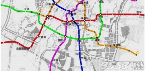 南昌地铁规划图2020最新高清版