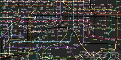 北京地铁规划图2030年高清大图版