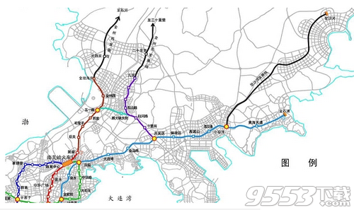 大连地铁线路规划图2020最新版