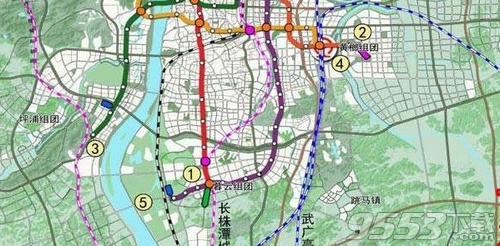长沙地铁规划图2030终极版