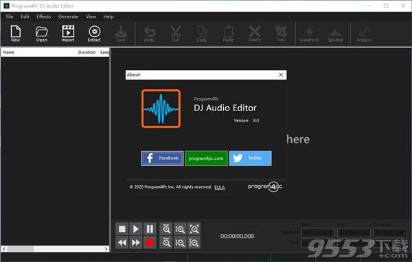 Program4Pc DJ Audio Editor