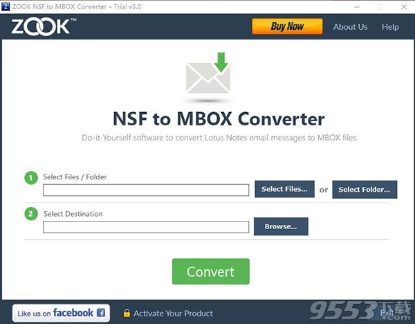 ZOOK NSF to MBOX Converter