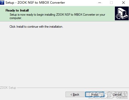 ZOOK NSF to MBOX Converter