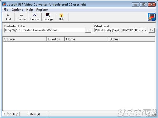 Jocsoft PSP Video Converter(PSP视频转换器)