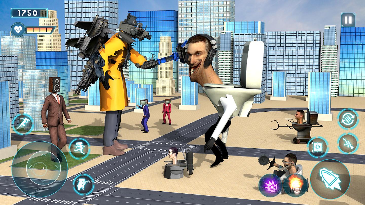 马桶人城市英雄无限金币版游戏下载-马桶人城市英雄免广告版下载v1.15图3