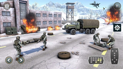 卡车模拟器军队3D游戏截图3