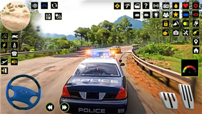 高速公路警车追逐游戏截图2